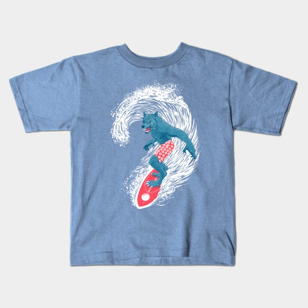 Moontide Kids T-Shirt by victorcalahan